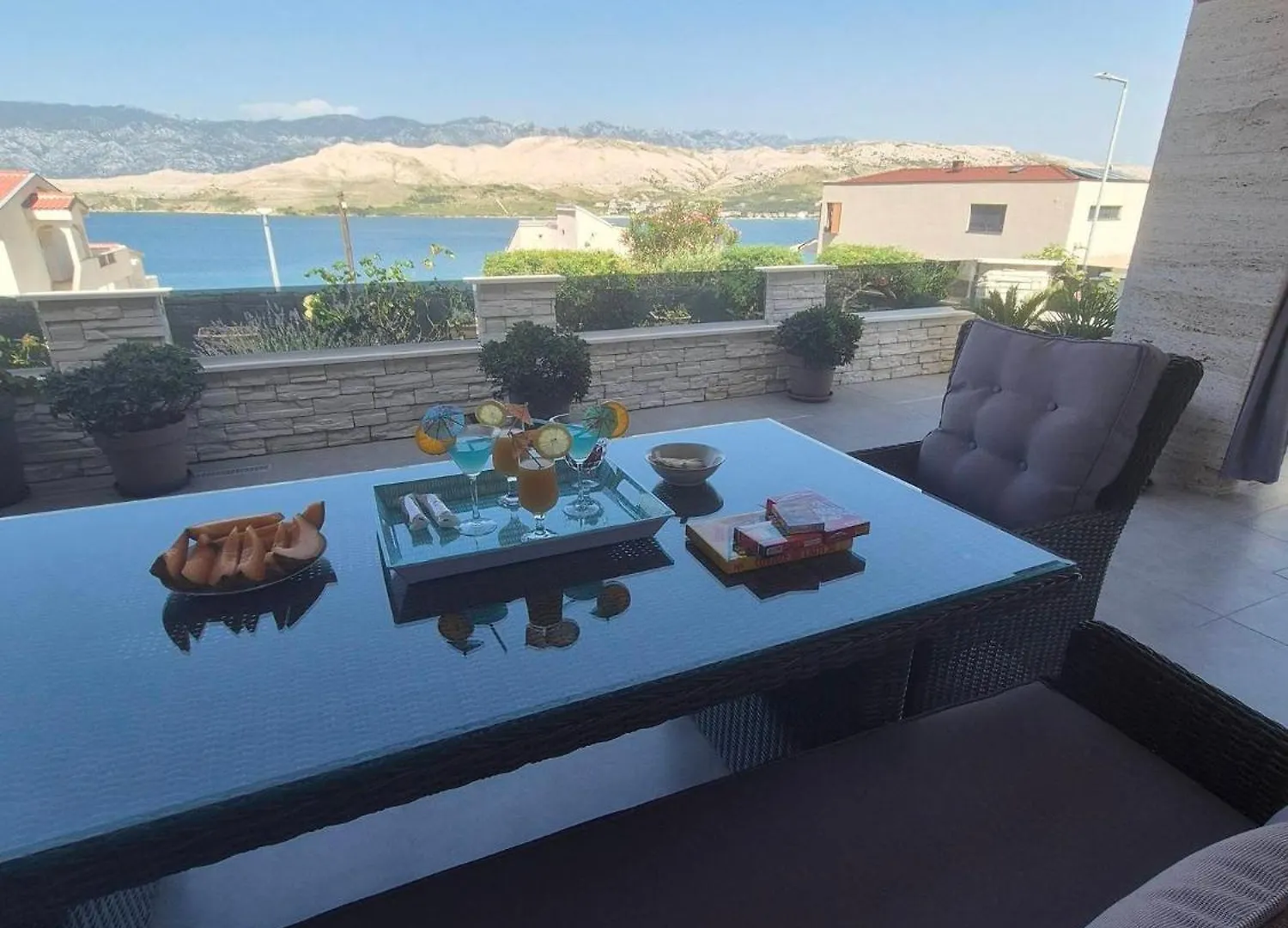 Appartamento Apartmani Roberta Pag -Obiteljska Kuca Prizemnica Sa 2 Odvojena Apartmana Od Toga Jedan Moderan Luxuzniji, Pogled Na More Sa Velikih Terasa, Dvosobni Apartmani Pag Town Croazia